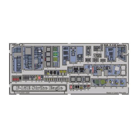 Eduard 1:32 F-15E interior S.A. 1/32 TAMIYA