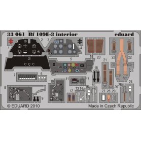 Eduard 1:32 Elementy wnętrza do Messerschmitt Bf-109 E-3 dla Trumpeter