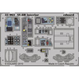 AV-8B interior S.A. 1/32 TRUMPETER