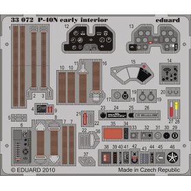 Eduard 1:32 Curtiss P-40N early interior S.A. 1/32 HASEGAWA