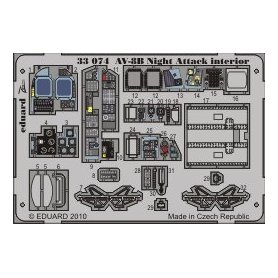 AV-8B Night Attack interior S.A. 1/32 TRUMPETER