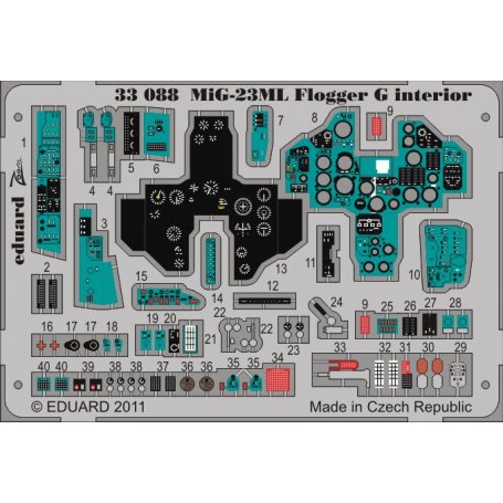 MiG-23ML Flogger G interior S.A. 1/32 TRUMPETER