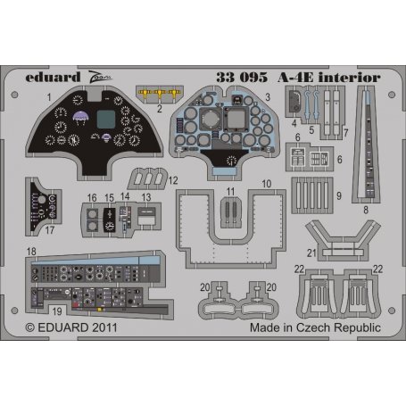 Eduard 1:32 A-4E interior S.A. 1/32 TRUMPETER