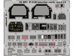 Eduard 1:32 Elementy wnętrza do North American P-51D wczesna seria 5-15 dla Tamiya