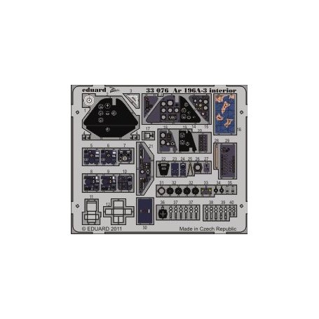 Ar 196A-3 interior S.A. 1/32 REVELL