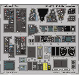 Eduard 1:32 F-14D interior S.A. 1/32 TRUMPETER