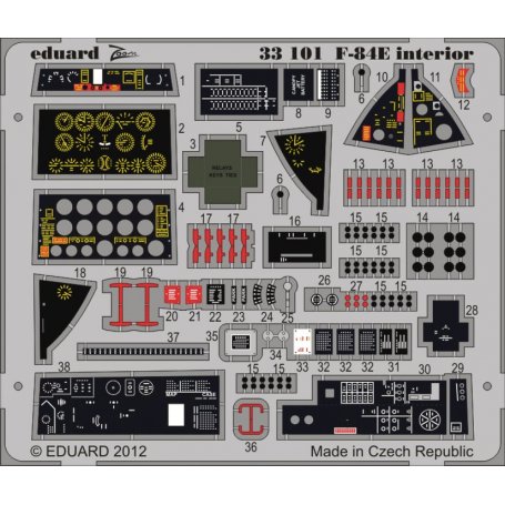 F-84E interior S.A. 1/32 HOBBY BOSS