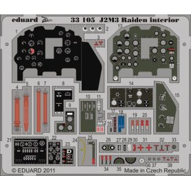 J2M3 Raiden interior S.A. 1/32 HASEGAWA