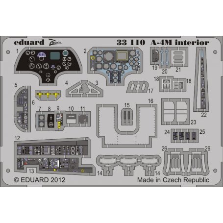 A-4M interior S.A. 1/32 TRUMPETER