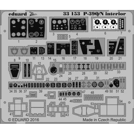 Eduard 1:32 P-39Q/N interior KITTYHAWK KH32013