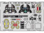 Eduard 1:32 Elementy wnętrza do Mirage IIIc dla Italeri 2505