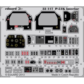 Eduard 1:32 North American P-51K interior S.A. 1/32 TAMIYA