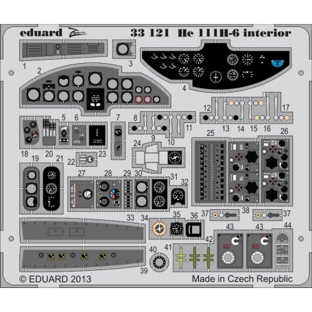 He 111H-6 interior S.A. 1/32 REVELL