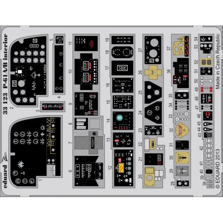 Eduard 1:32 P-61A/B interior S.A. 1/32 HOBBY BOSS