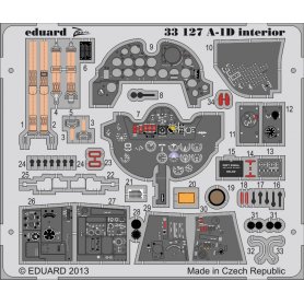 Eduard 1:32 A-1D interior S.A. 1/32 TRUMPETER