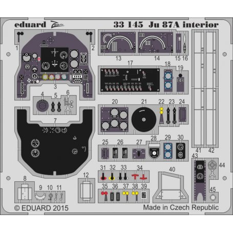 Ju 87A interior S.A. Trumpeter 03213