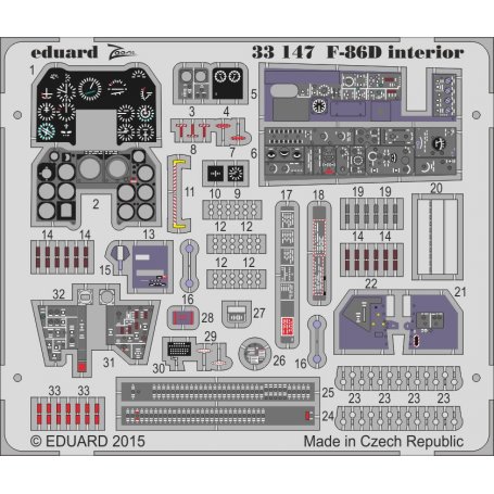 F-86D interior S.A. KittyHawk KH32007