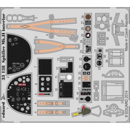 Eduard 1:32 Supermarine Spitfire Mk.II interior S.A. Revell