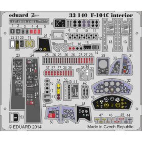 Eduard 1:32 F-104C interior S.A. dla Italeri