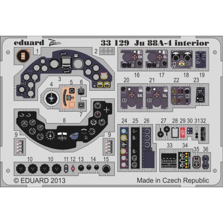 Eduard 1:32 Junkers Ju 88 A-4 interior S. A. REVELL