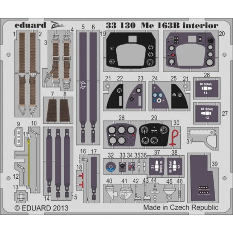 Me 163B interior S.A. 1/32 Meng