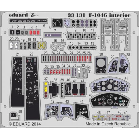 F-104G interior S.A. Italeri