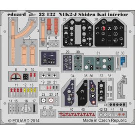 Eduard 1:32 Kawanishi N1K2-J Shiden Kai interior S.A. Hasegawa