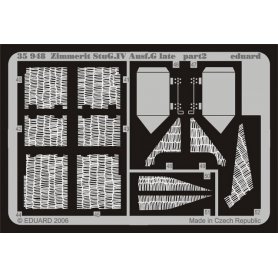Eduard 1:35 Zimmerit Sd.Kfz. 167 Sturmgescutz StuG IV Ausf.G late dla Dagon 6043