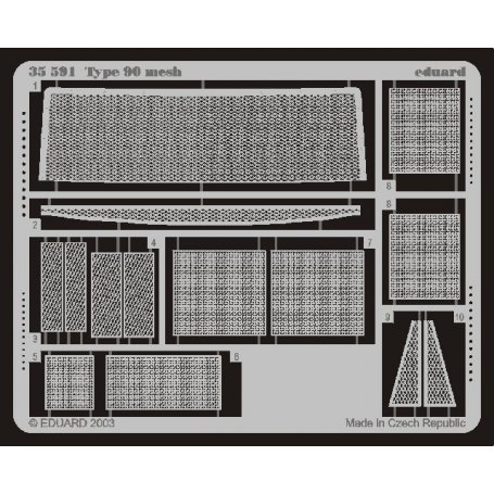 Type 90 mesh Tamiya 35260