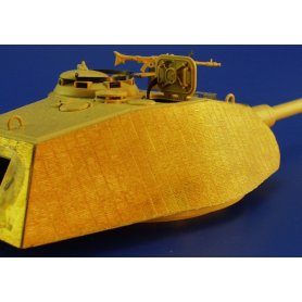 Zimmerit King Tiger Porsche turret TAMIYA