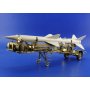 Eduard 1:35 SA-2 missile with trailer dla Trumpeter