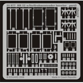Eduard 1:35 BR 52 w/Steifrahmentender interior dla Trumpeter