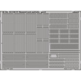 Eduard 1:35 M-1130 CV Mounted rack and belts dla Trumpeter