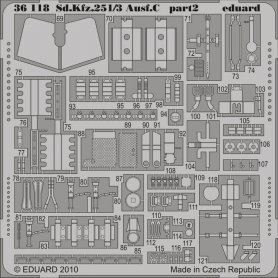 Eduard 1:35 Sd.Kfz.251/3 Ausf.C dla Dragon