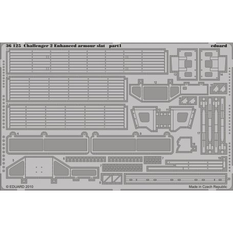 Challenger II Enhanced armour slat TRUMPETER