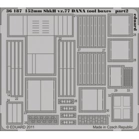 Eduard 1:35 152mm ShkH vz.77 DANA tool boxes dla Hobby Boss