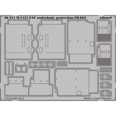 M-1151 EAC underbody protection FRAG2 ACADEMY