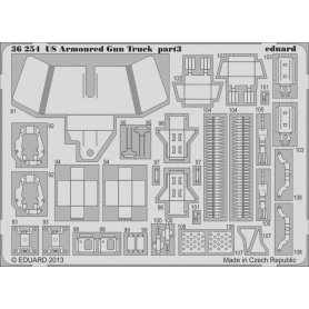 Eduard 1:35 US Armoured Gun Truck dla Italeri