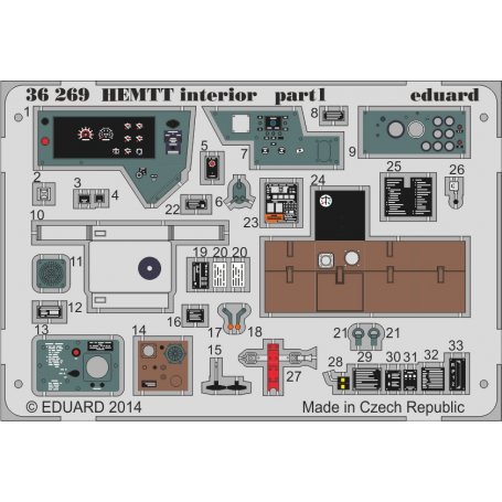 HEMTT interior Italeri