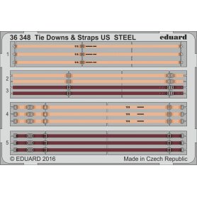 Eduard 1:35 Tie Downs and Straps US STEEL