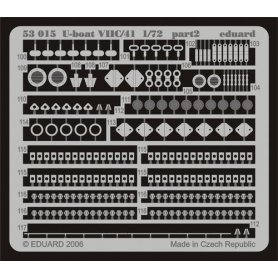 Eduard 1:72 U-boat VIIC/41 dla Revell
