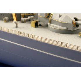 Bismarck railings and turrets 1/350 REVELL