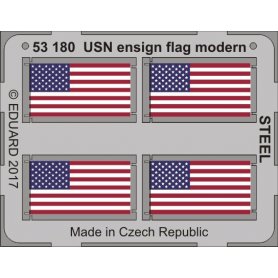 USN ensign flag modern STEEL