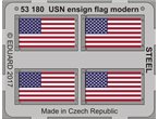 Eduard 1:350 USN ensign modern flags / STEEL