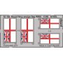 Royal Navy ensign flag WWII STEEL
