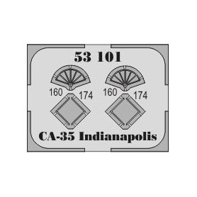 Eduard 1:350 USS CA-35 Indianapolis dla Academy