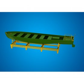 Eduard 1:200 USS Arizona part 3-life boats dla Trumpeter