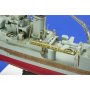 USS CA-35 Indianapolis railings 1/350 Academy