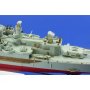 USS CA-35 Indianapolis railings 1/350 Academy