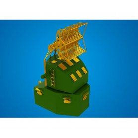 Eduard 1:200 USS Hornet CV-8 part 2 radar antennas dla Merit 62001